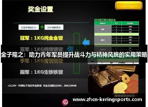 金子隆之：助力青年军员提升战斗力与精神风貌的实用策略